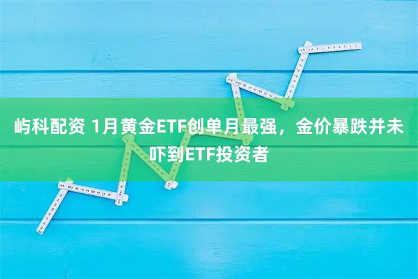 屿科配资 1月黄金ETF创单月最强，金价暴跌并未吓到ETF投资者