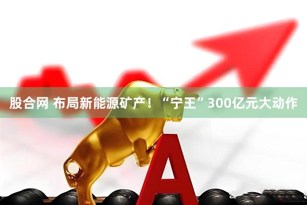 股合网 布局新能源矿产！“宁王”300亿元大动作